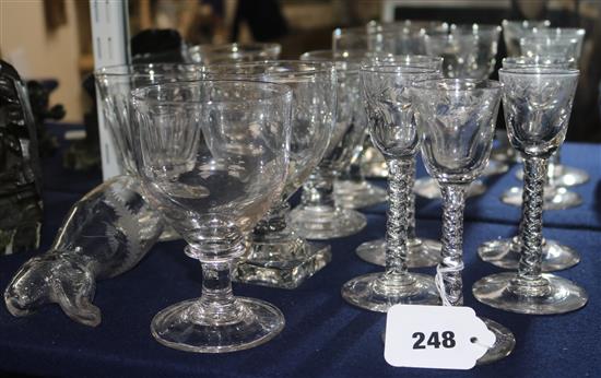 A set of 5 Dutch? Wine glasses